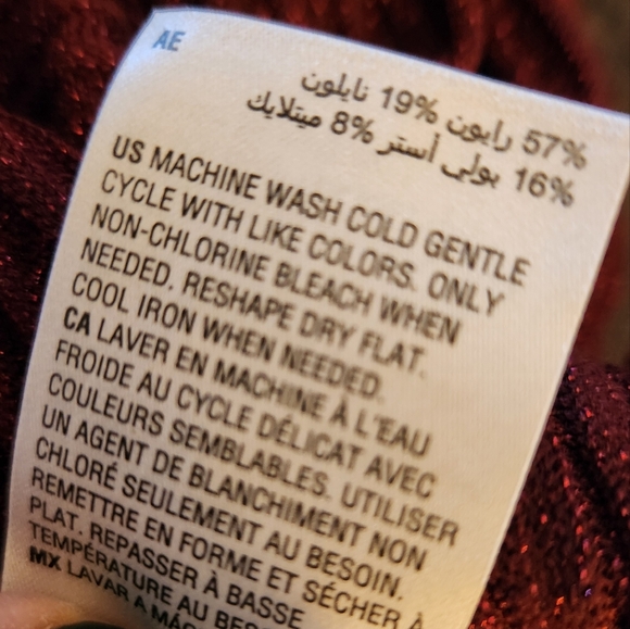 NWT Alfani Plus Women's V-Neck Ribbed Metallic Sweater - Picture 13 of 13